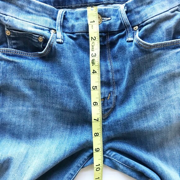 MOTHER High Waisted Looker Ankle Fray Not Rough Enough Skinny Jeans Womens 23 - Picture 13 of 13